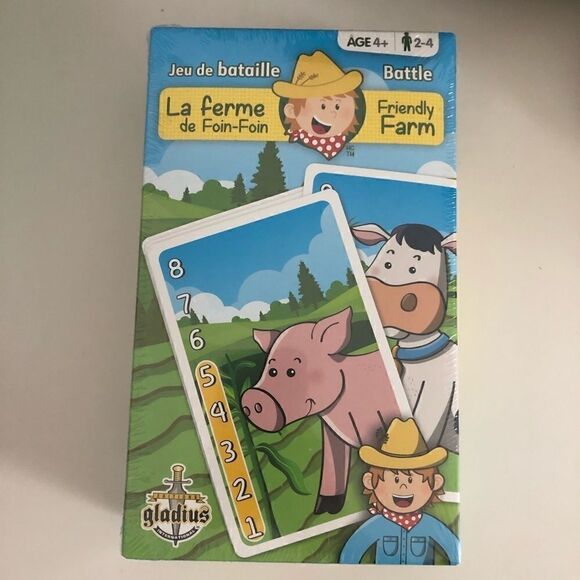 New Sealed Gladius Friendly Farm Card Game Ferme de Fouin-Fouin ~ Age 4+ ~ 2-4 p - Picture 5 of 8